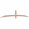 Ekena Millwork Bellingham Smooth Timber Gable Bracket, Douglas Fir, 108"W x 18"H x 1 1/2"D x 3 1/2"F, 4/12 Pitch GBW108X18X0204BEL00SDF - alternate 4